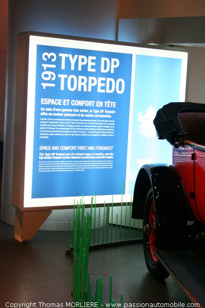 Renault Type DP Torpedo 1913 (Atelier Renault - A ciel ouvert - Cabriolets de Lgende - Jusqu'au 29 mars 2009)