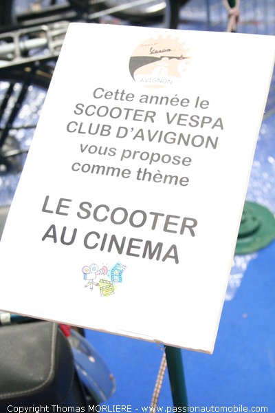 Scooter Vespa club d'avignon (salon motor festival Avignon)