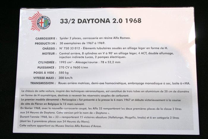 alfa romeo 33 2 daytona 2.0 1968 (Epoquauto 2010)