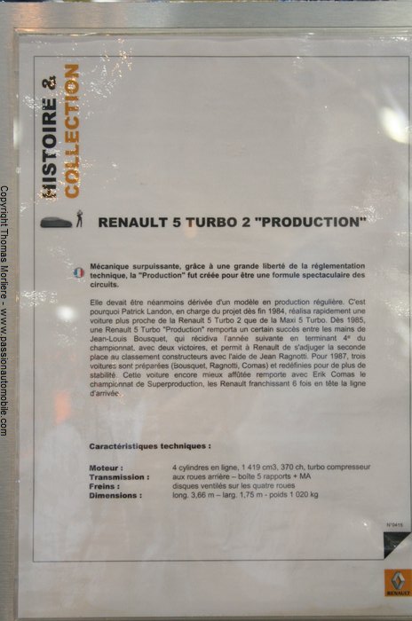 renault 5 turbo 2 production 1985 (Epoquauto 2010)