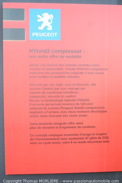 Peugeot HYbrid 3 compressor 2008 (Festival Automobile 2009)