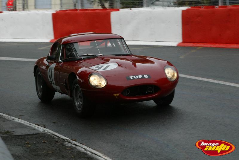Jaguar E-Type : Jon Minshaw (Grand prix historique de Pau 2008 : GT & Sport car)