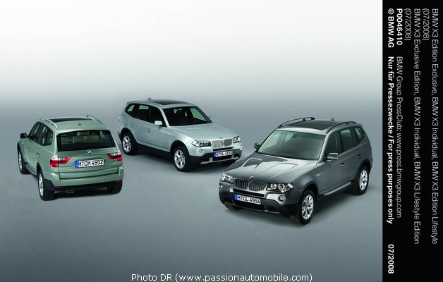 BMW X3 Edition Exclusive Individual (Mondial automobile 2008)