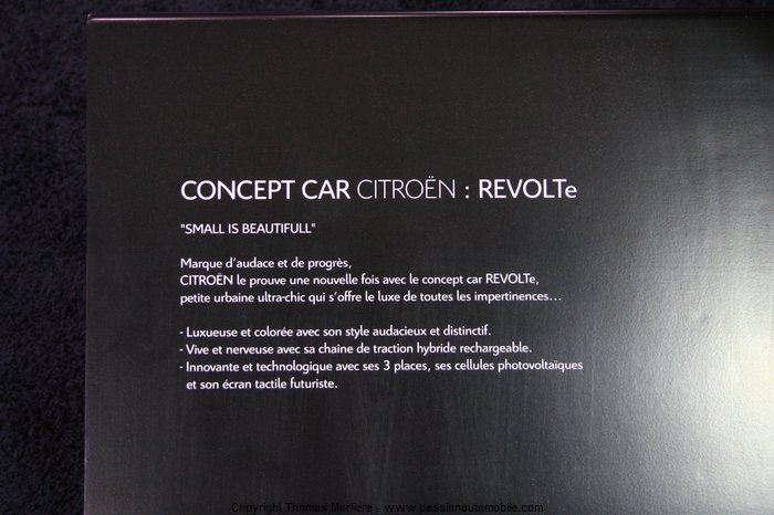 citroen concept car revolte (Mondial de l'automobile 2010)