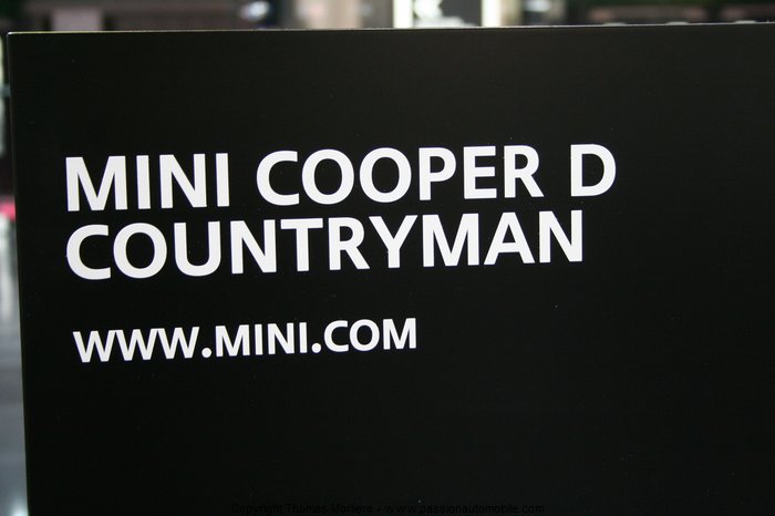 mini cooper d countryman 2010 (Mondial de l'automobile 2010)