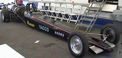 Dragster Vincent Perrot (PARIS TUNING SHOW 2002)