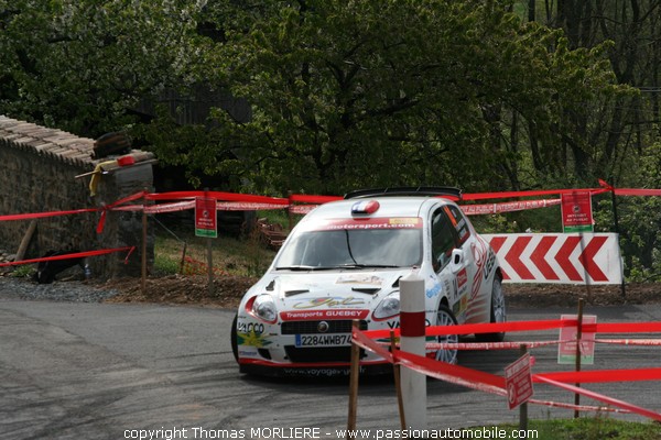 14 - GREIFFENBERG - Fiat Punto S 2000  (Rallye Lyon Charbonnieres 2009)