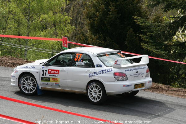 37 - PATERNOT - Subaru N12B (Rallye Lyon Charbonnieres 2009)