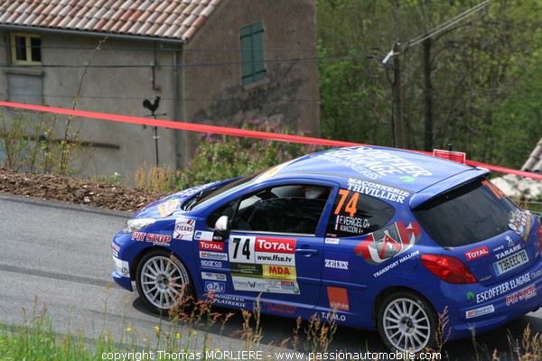 74 - VERICEL - Peugeot 207 RC (Rally Lyon Charbonniere 2009)