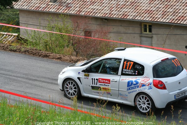 117 - RIBERON - Renault Clio  (Rally Lyon Charbonnieres 2009)