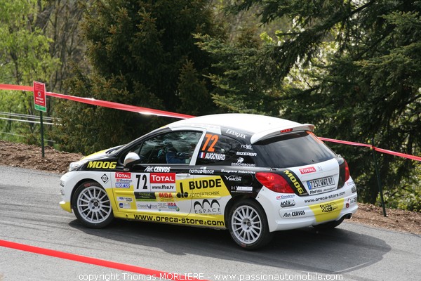 72 - AUGOYARD - Peugeot 207 RC  (Rallye Lyon Charbonnieres 2009)