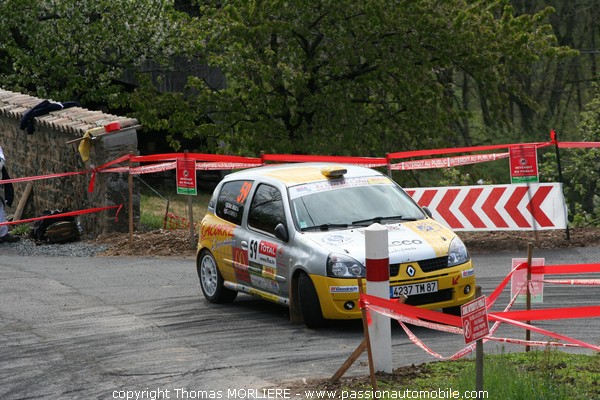 59 - CHAMPEAU - Renault Clio (Rally Lyon Charbonnieres 2009)