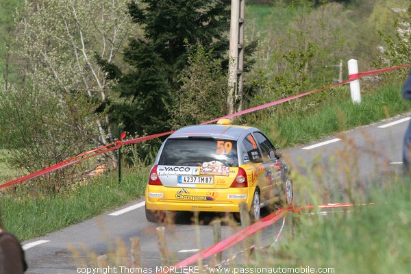 59 - CHAMPEAU - Renault Clio (Rally Lyon Charbonniere 2009)