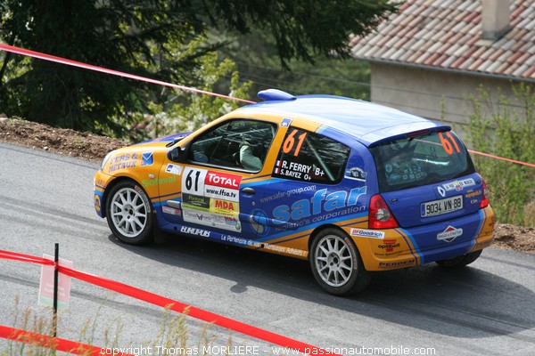 61 - FERRY - Renault Clio Ragnotti   (Rallye Lyon Charbonnieres 2009)
