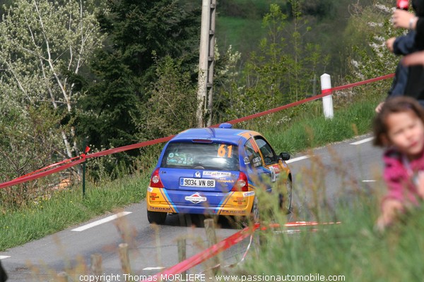 61 - FERRY - Renault Clio Ragnotti (Rally Lyon Charbonniere 2009)