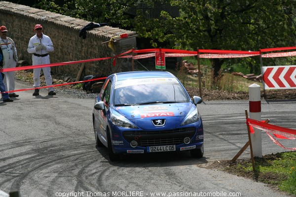 79 - DAUMAS - Peugeot 207 RC (Rally Lyon Charbonniere 2009)