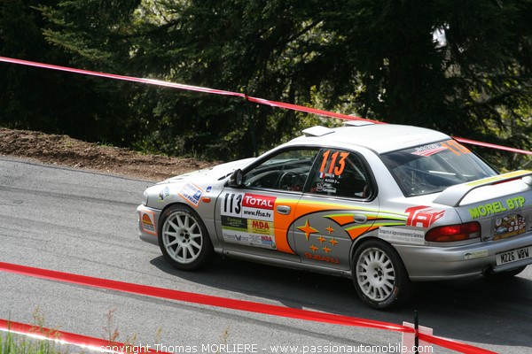 113 - MOREL - Subaru Impreza (Rally Lyon Charbonnieres 2009)