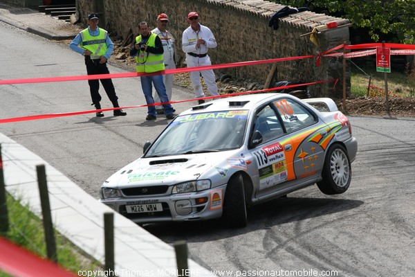 113 - MOREL - Subaru Impreza (Rallye Lyon Charbonnieres 2009)