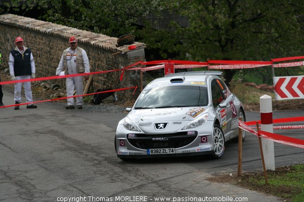 11 - MARTY - Peugeot 207 S2000 (Rallye Lyon Charbonnieres)
