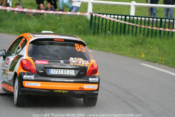 85 - ROMIGUIERE - Peugeot 207 RC (Rally Lyon Charbonniere 2009)