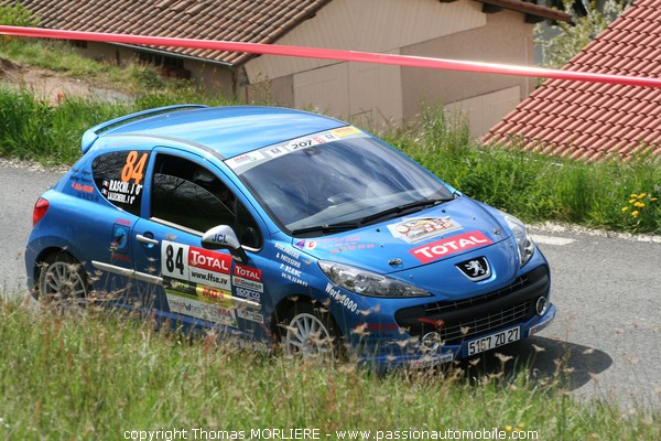 84 - LALECHERE - Peugeot 207 RC (Rally Lyon Charbonnieres 2009)