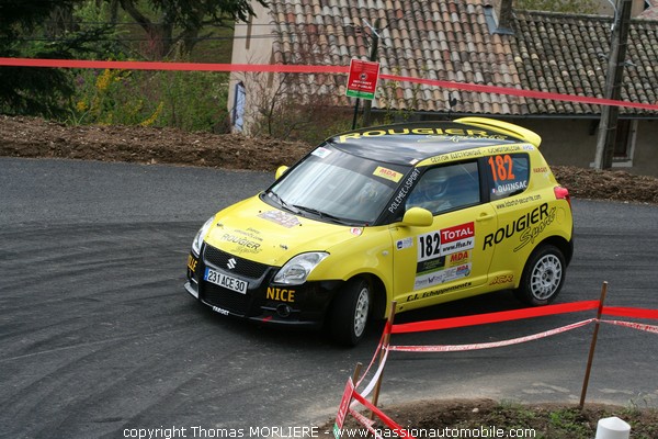 182 - LONGECHAL - Suzuki Swift (Rally Lyon Charbonnieres 2009)