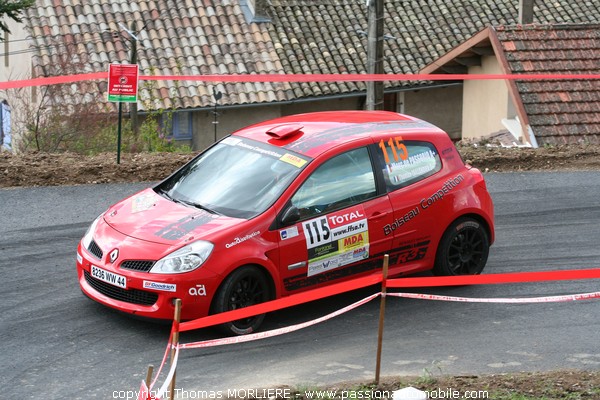 115 - DE PASSORIO - Renault Clio  (Rally Lyon Charbonnieres 2009)