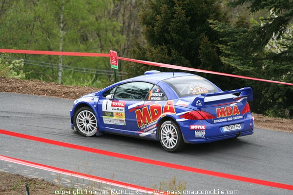 1 - SNOBECK - Peugeot 307 WRC (Lyon Charbo 2009)
