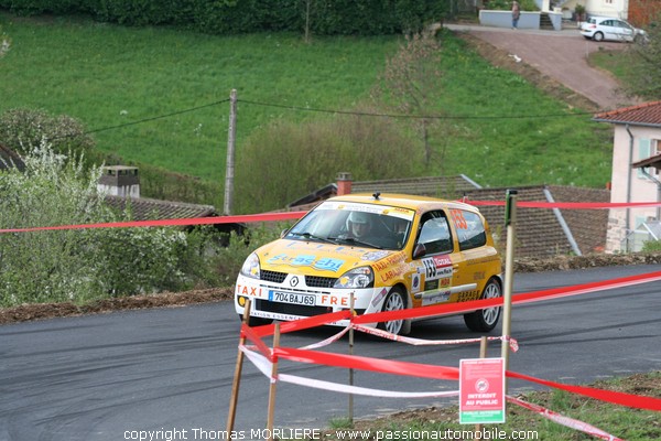153 - FARLAY - Renault Clio Ragnotti   (Rally Lyon Charbonnieres 2009)