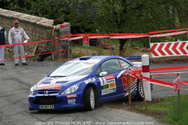 1 - SNOBECK - Peugeot 307 WRC (Rally Lyon Charbonniere 2009)