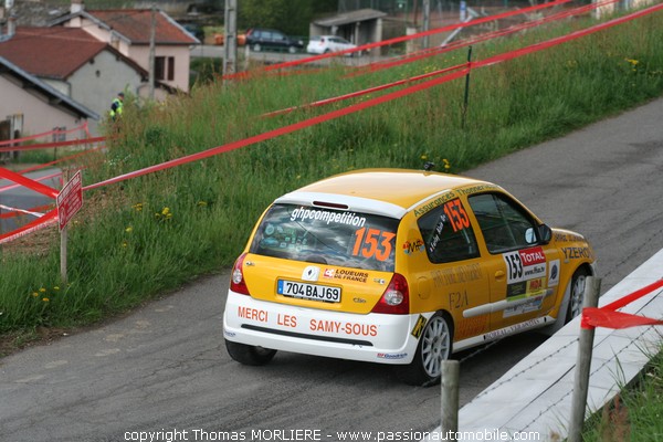 153 - FARLAY - Renault Clio Ragnotti (Lyon Charbonnieres 2009)