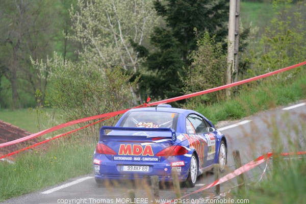 1 - SNOBECK - Peugeot 307 WRC (Rallye Lyon Charbonnieres 2009)