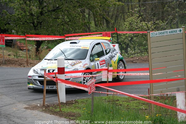 8 - VIGION - Peugeot 207 S 2000  (Rally Lyon Charbonniere 2009)