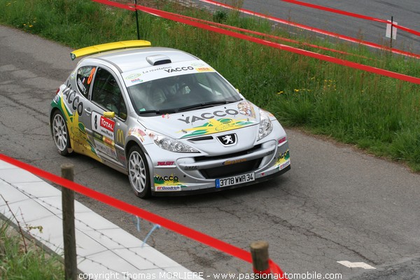 8 - VIGION - Peugeot 207 S 2000  (Rally Lyon Charbonnieres 2009)