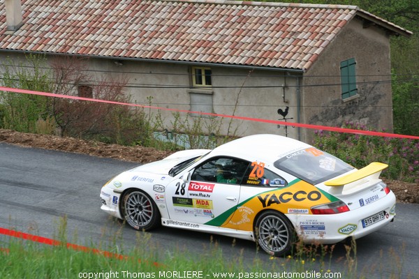 28 - NANTET - Porsche GT3  (Rallye Lyon Charbonnieres 2009)