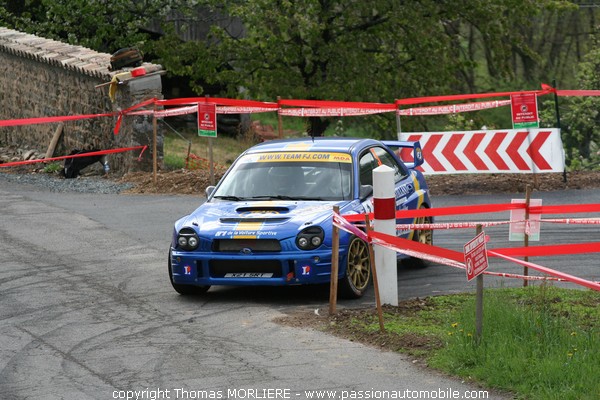 3 - TEAM FJ - ROCHE - Subaru Impreza WRC (Rally Lyon Charbonnieres 2009)