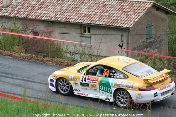 34 - VERICEL - Porsche  (Rally Lyon Charbonnieres 2009)
