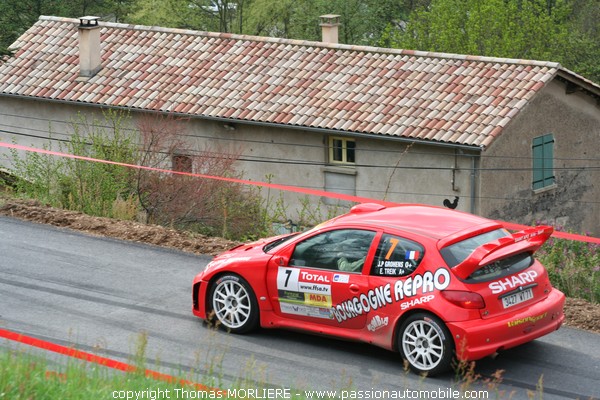 7 - GROHENS - Peugeot 206 WRC (Rally Lyon Charbonnieres 2009)
