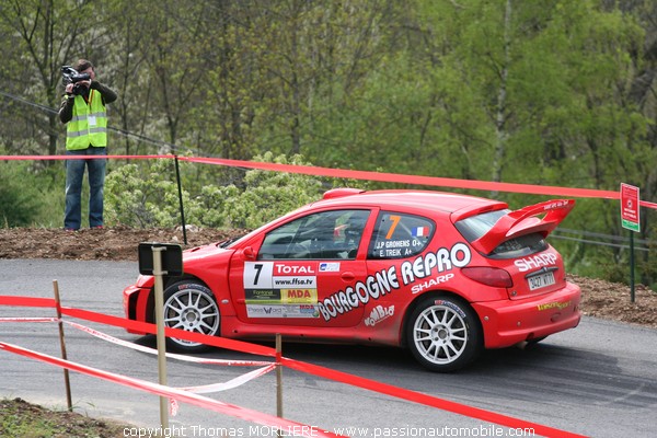 7 - GROHENS - Peugeot 206 WRC (Rallye Lyon Charbonnieres 2009)