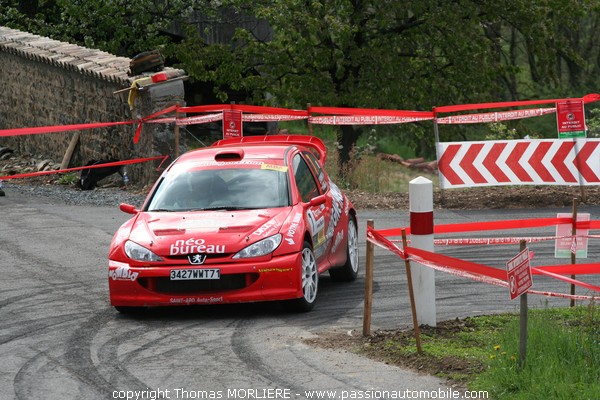 7 - GROHENS - Peugeot 206 WRC (Lyon Charbonnieres 2009)