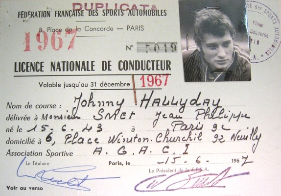 Johnny Hallyday - Licence 1967 (Retromobile 2009)