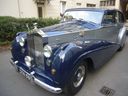 Rolls-Royce Silver Wraight 1951 biton argent bleu appele Lady Blue sur le stand PIERRE HENRY MAHUL CLASSICS (15.01.2010 )