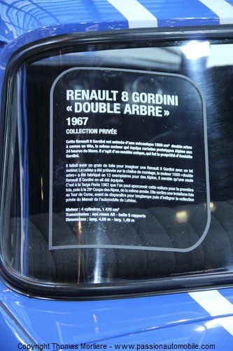 renault 8 gordini double arbre 1967 (Retromobile 2014)