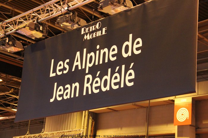 renault alpine redele retromobile 2014 (Salon automobile Retromobile 2014)