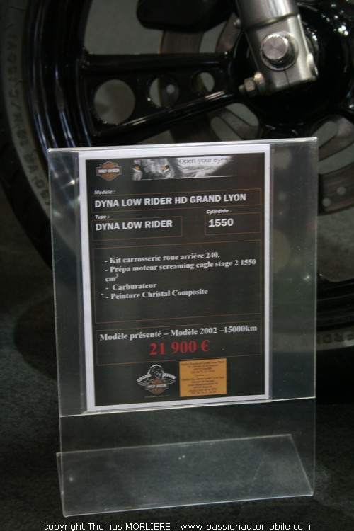Harley davidson Dyna Low Rider 2002 - prpa moteur - Kit carrosserie (Salon Moto de Lyon 2010)