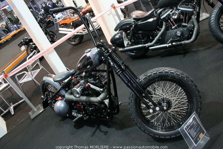 Harley davidson Sportster 2003 prpare au salon de la Moto de Lyon 2010