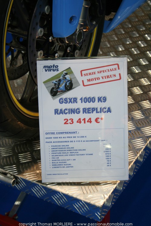 GSXR 1000 K9 Racing replca 2010 (Salon 2 roues - Quad Lyon 2010)