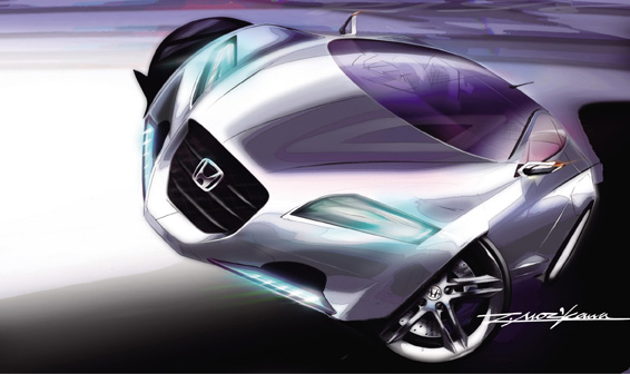 2008 Honda CR-Z Concept (SALON AUTOMOBILE DETROIT 2008)