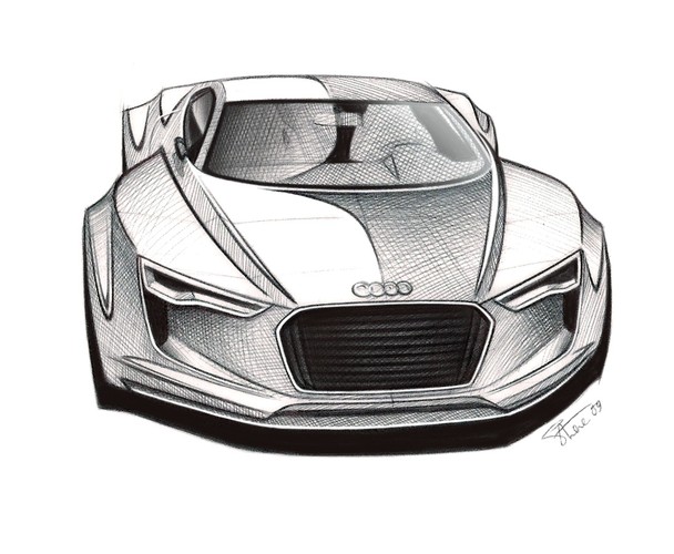 Audi E-Tron concept-car 2010 (SALON AUTOMOBILE DETROIT 2010)