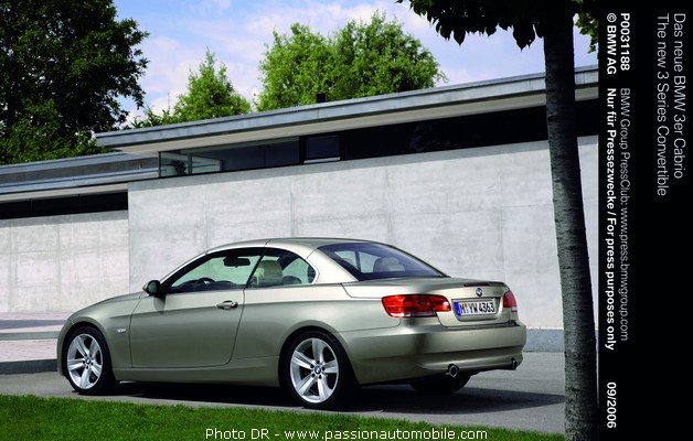 Nouvelle BMW Srie 3 cabriolet 2007 (SALON AUTO DETROIT 2007)